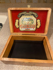 Wooden Cigar Box-Storage Box-A. Fuente