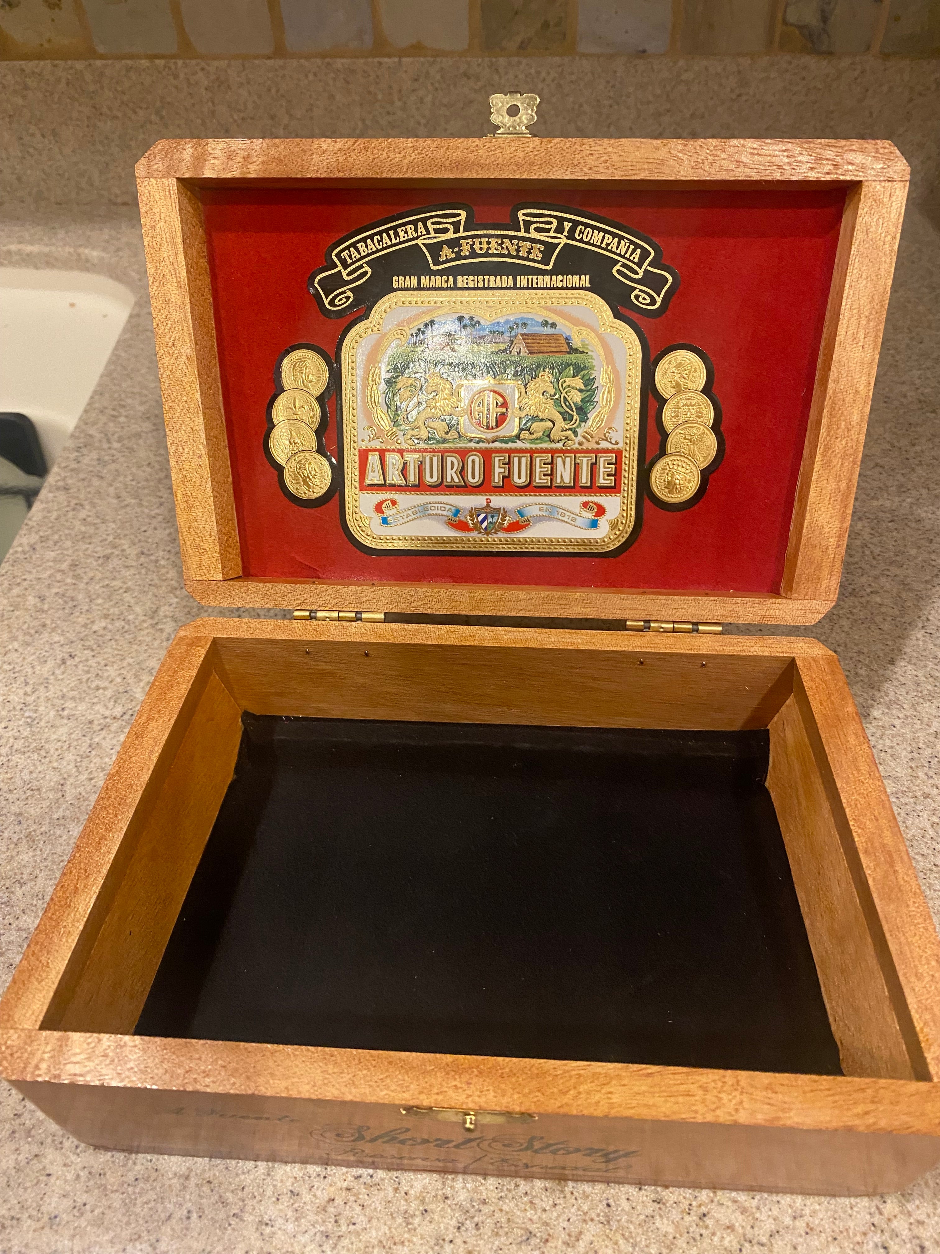 Wooden Cigar Box-Storage Box-A. Fuente