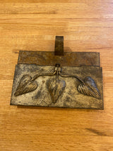 Vtg Metal Crumb Catcher-Ivy Motif