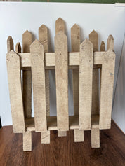 Wooden Picket Hanging Wall Planter Box