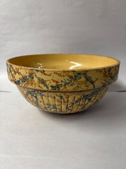 Vtg Spongeware No 10 Bowl ( as Found)