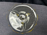 Yellow plate with three legs