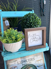 Memories Made Around the Campfire Wooden Sign