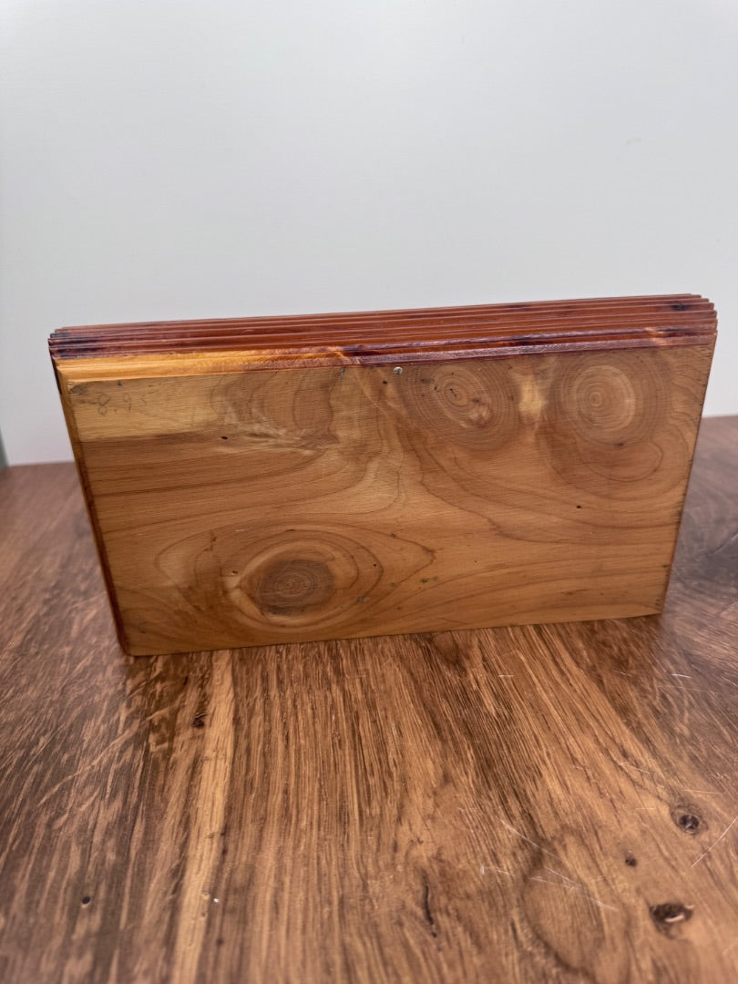 Vintage Cumberland Gap Wooden Jewelry Box with Bears on Lid