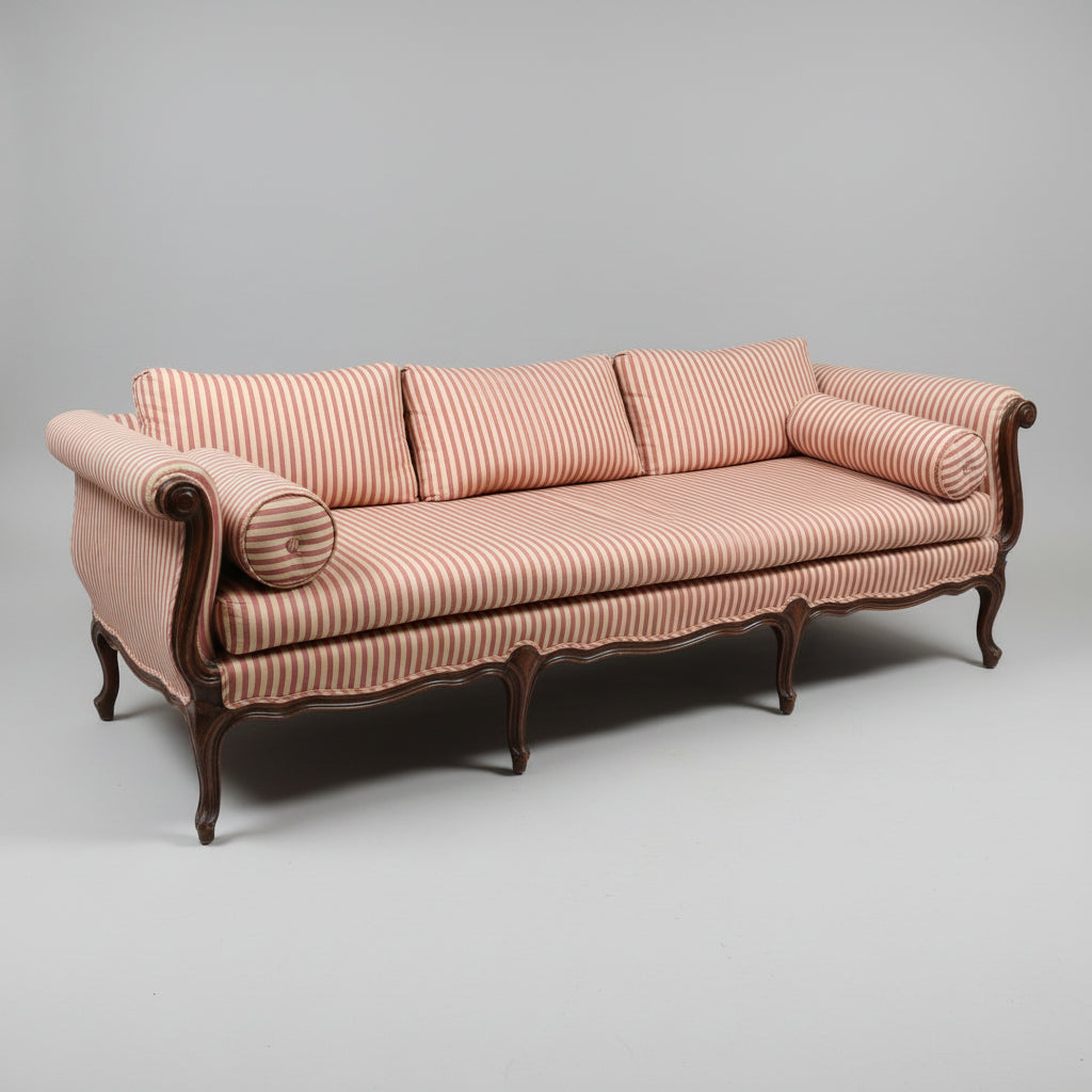 Vintage Down Filled Victorian Style Couch 80" x 30"