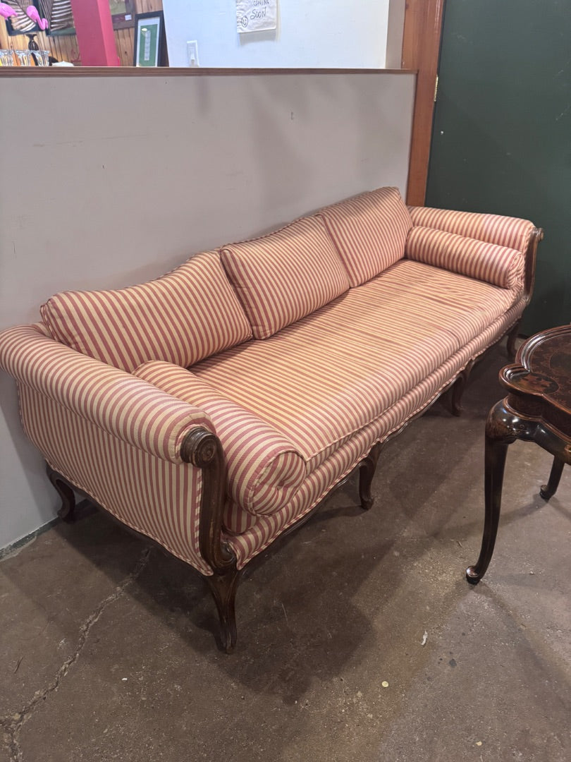 Vintage Down Filled Victorian Style Couch 80" x 30"