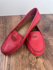 Coach Leather Loafers | Size 8 | Vibrant Pink