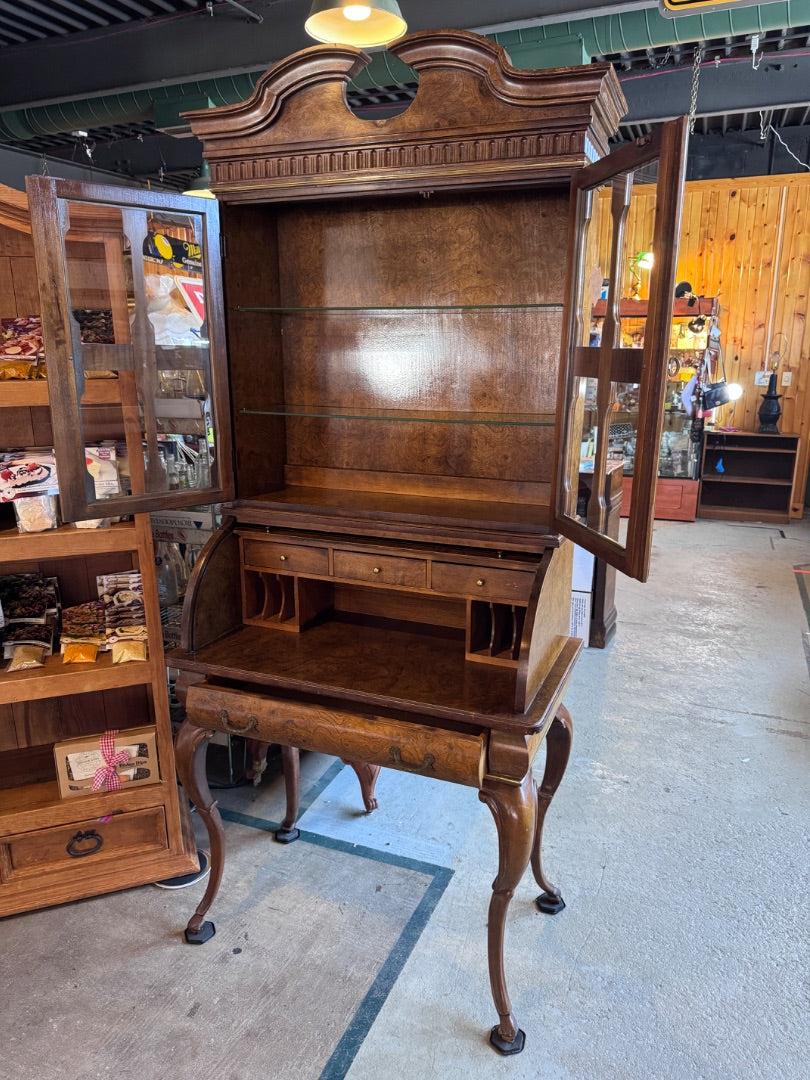Wooden Secretary Desk | 2 Pieces 72”T x 36”