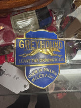 Rare Greyhound Drivers Belt Buckle