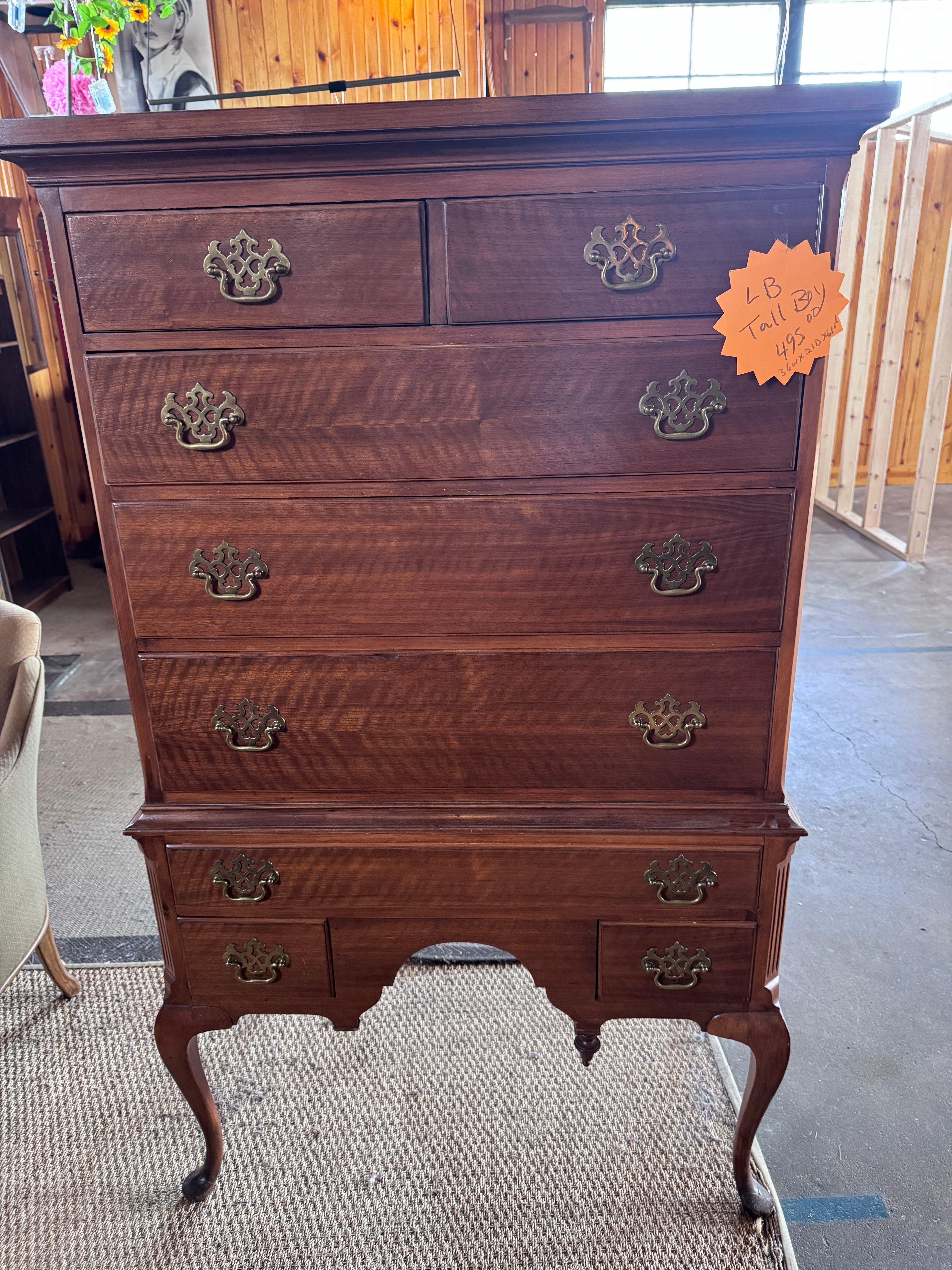 Vintage Tall Boy | 61" x 36" x 21"