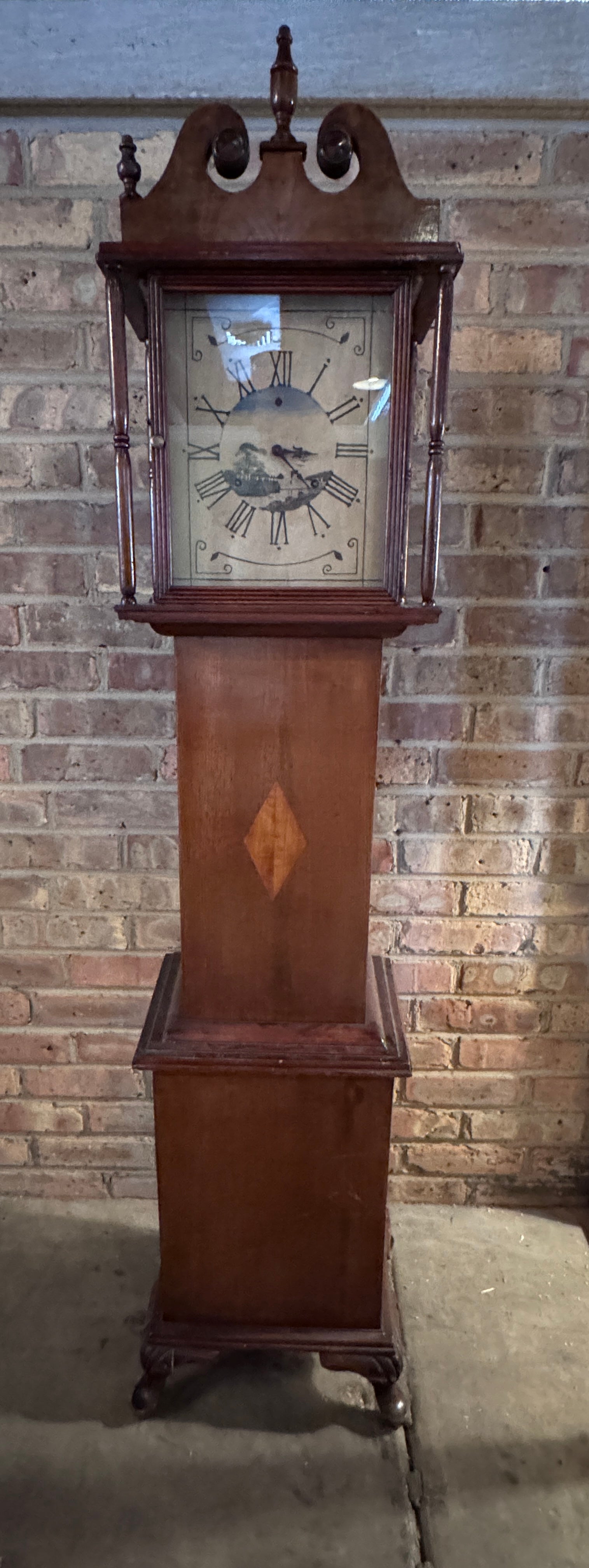 1853 Pennsylvania Dutch Grandfather Clock | No Key | As-is