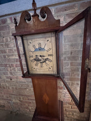 1853 Pennsylvania Dutch Grandfather Clock | No Key | As-is