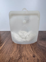 Clear Silicone Snap Close Bags - Small