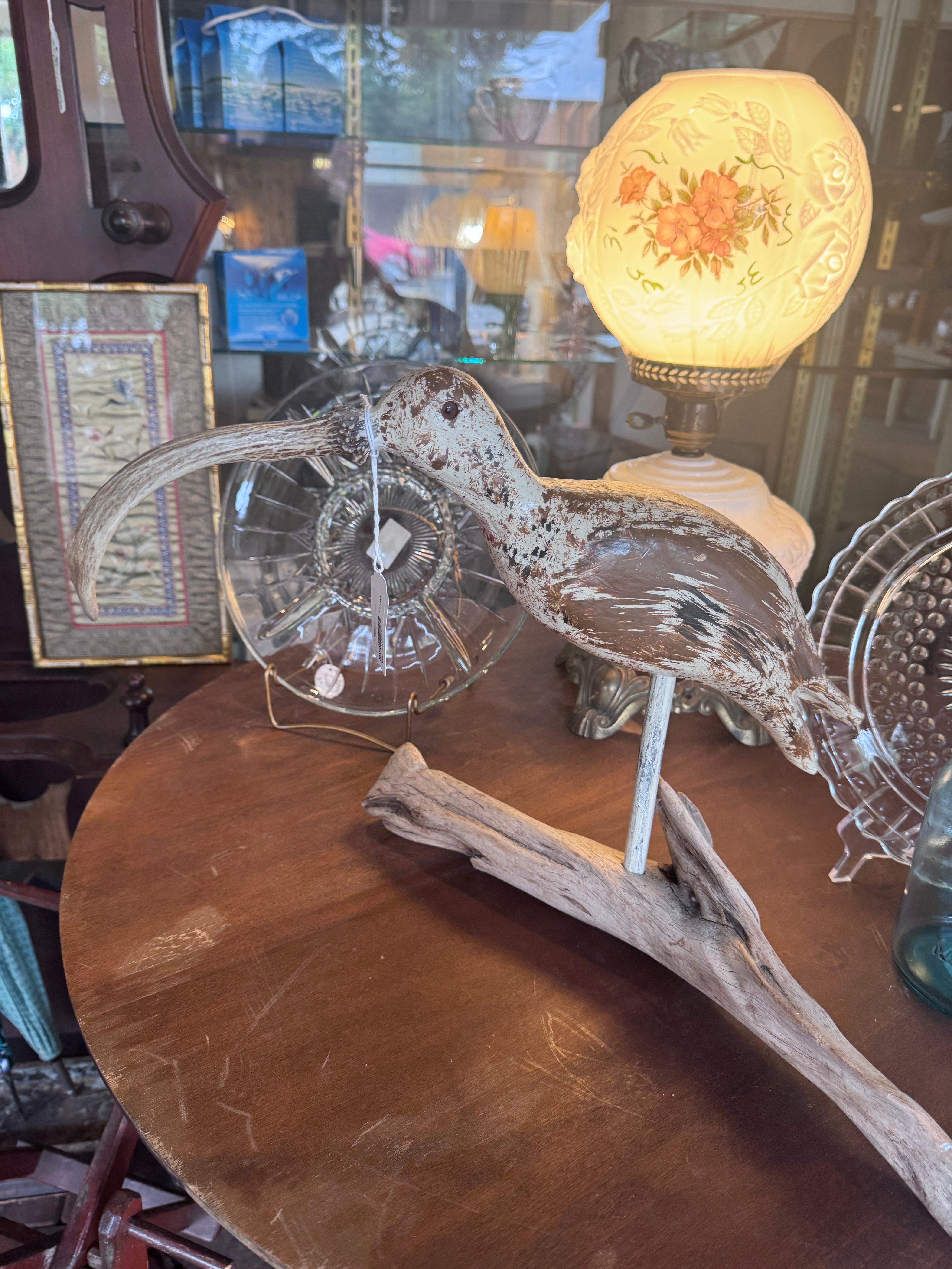 Curlew Wooden Statue