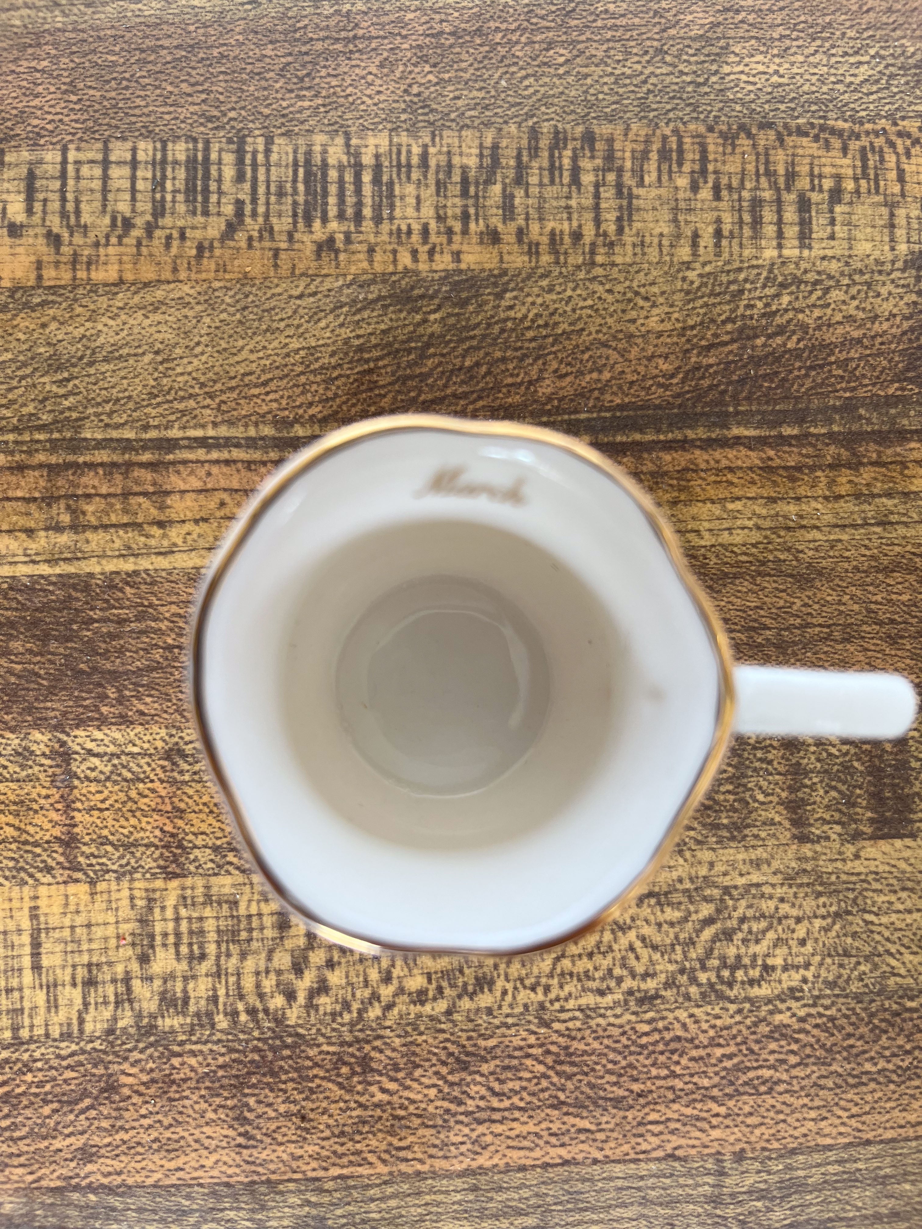 Miniature March Birth Month Flower Teacup