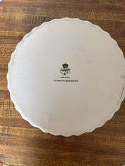 Christineholm Porcelain Rose Pattern Quiche Dish