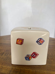 Tiffany Toys / Mason's Ironstone Bank (Missing Bottom Stopper)