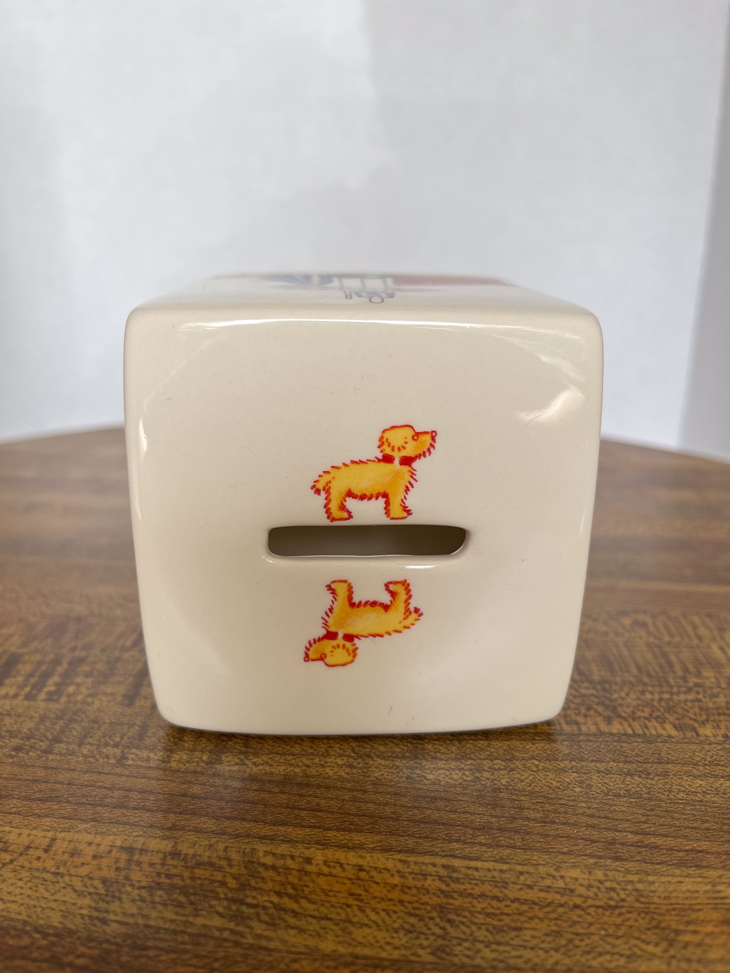 Tiffany Toys / Mason's Ironstone Bank (Missing Bottom Stopper)