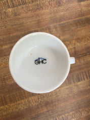 GHC Bruce E Hart Blue Floral 1970s Mug