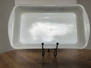 Vintage Glasbake / Jeannette Glass Company Blue Onion Loaf Pan