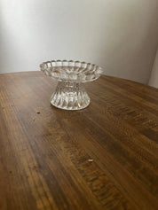 Glass Candle Stick Holder
