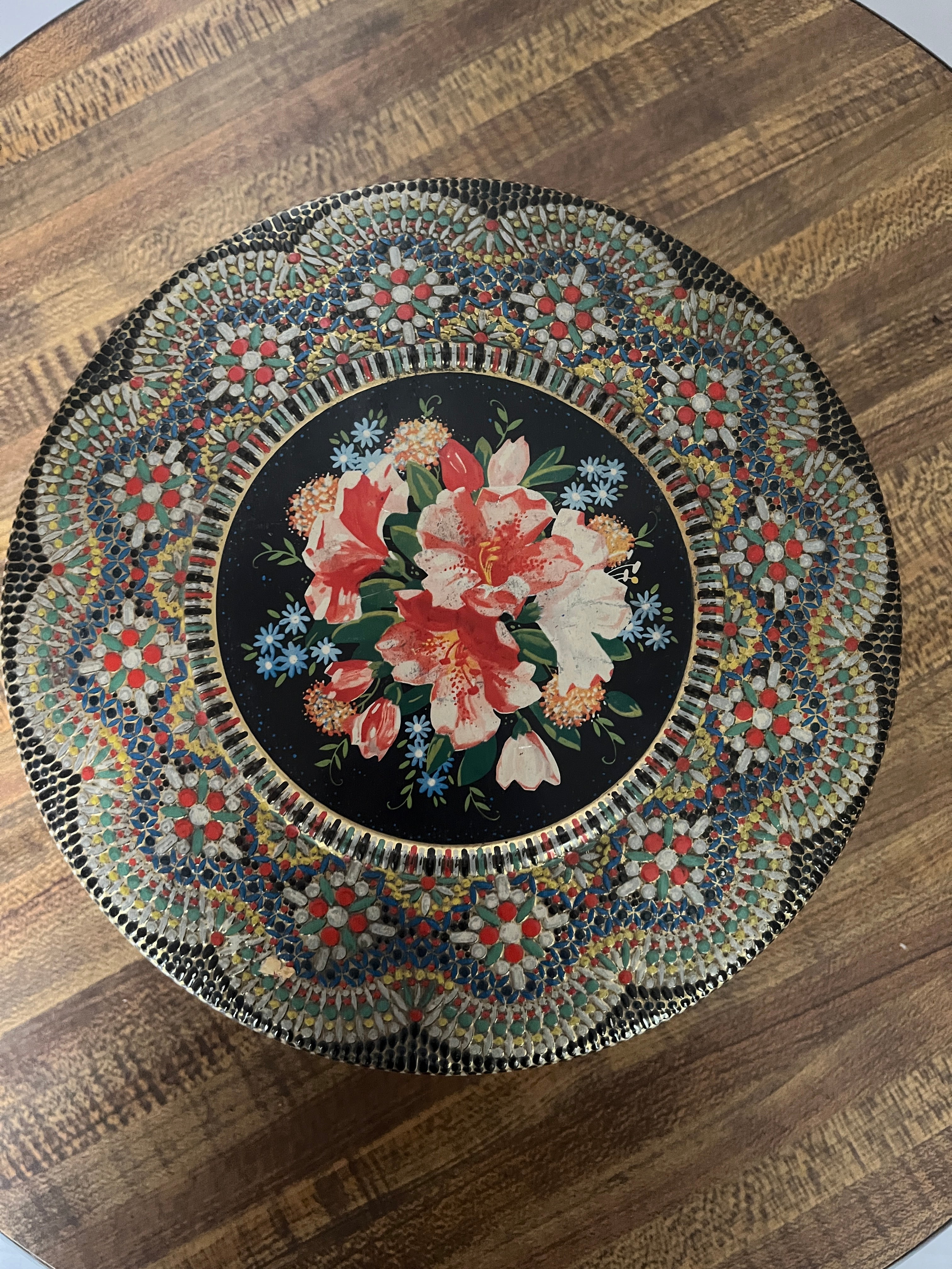 Floral Tin Box