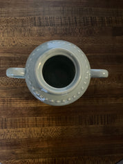 Green Ceramic Sugar bowl w/o lid