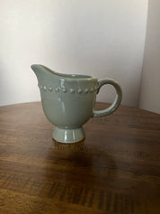 Green Ceramic Creamer