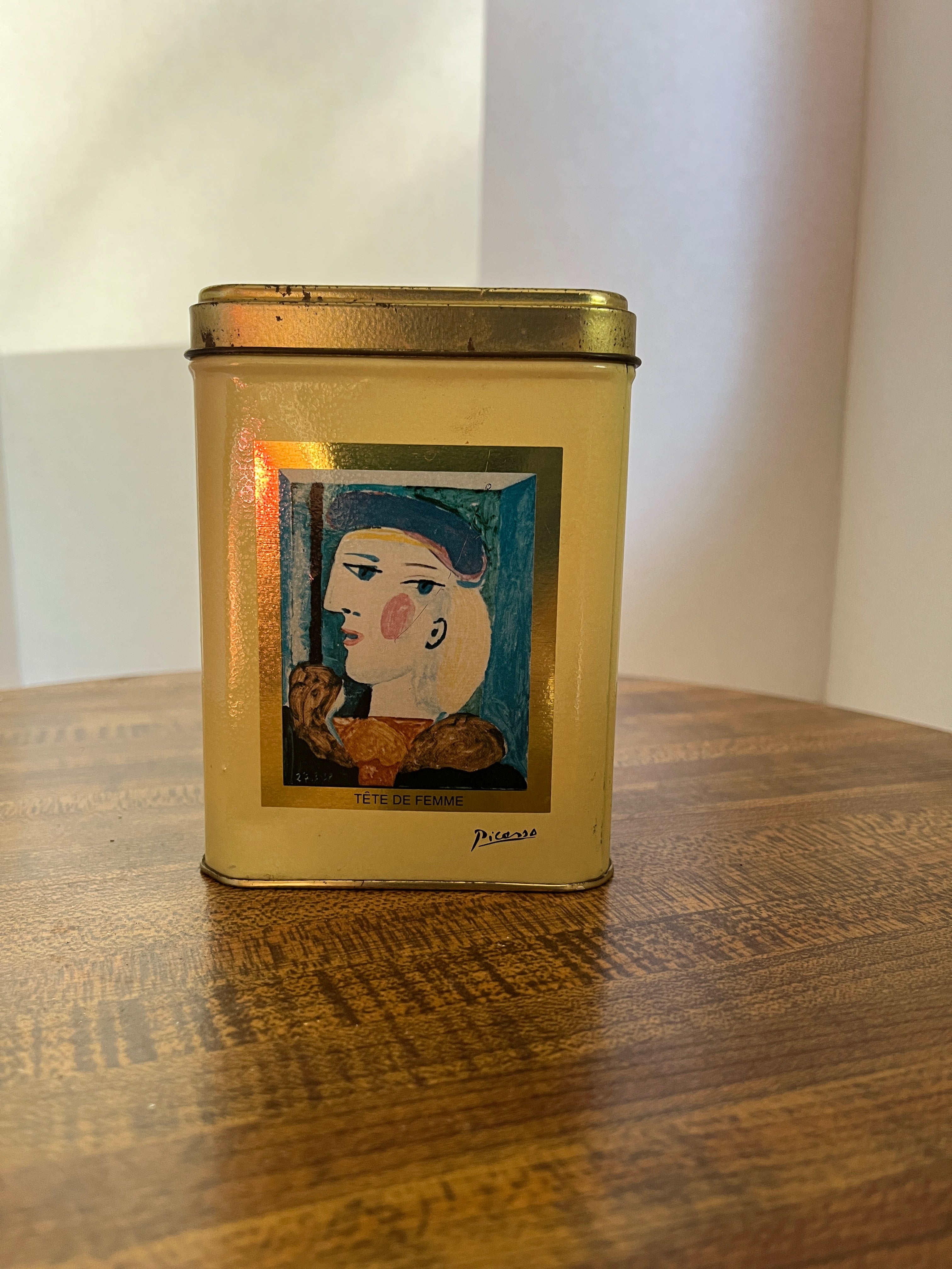 Picasso Art Museum collection Vintage candle canister