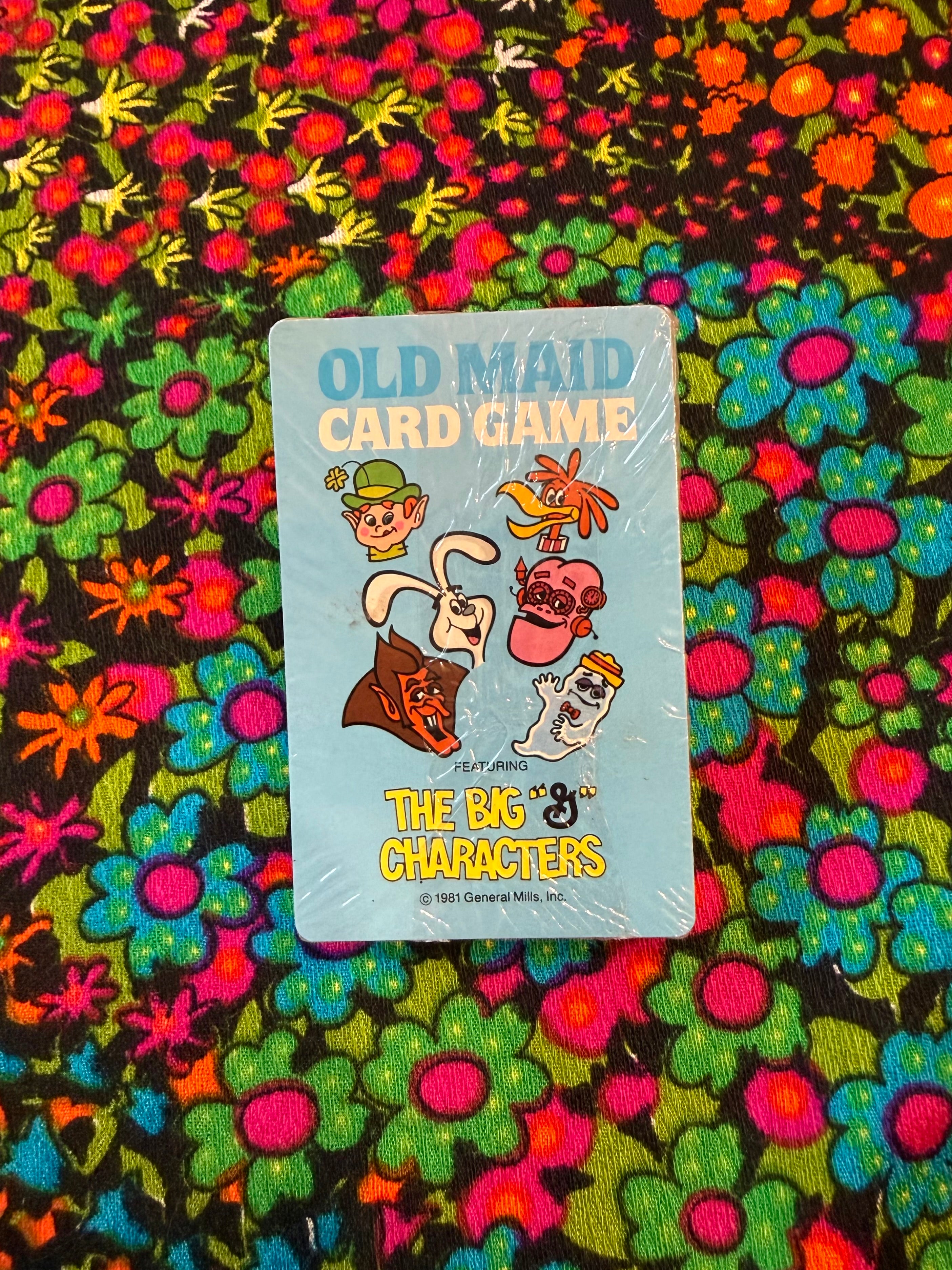 1981 General Mills "Old Maid" card game ~ Original Packaging
