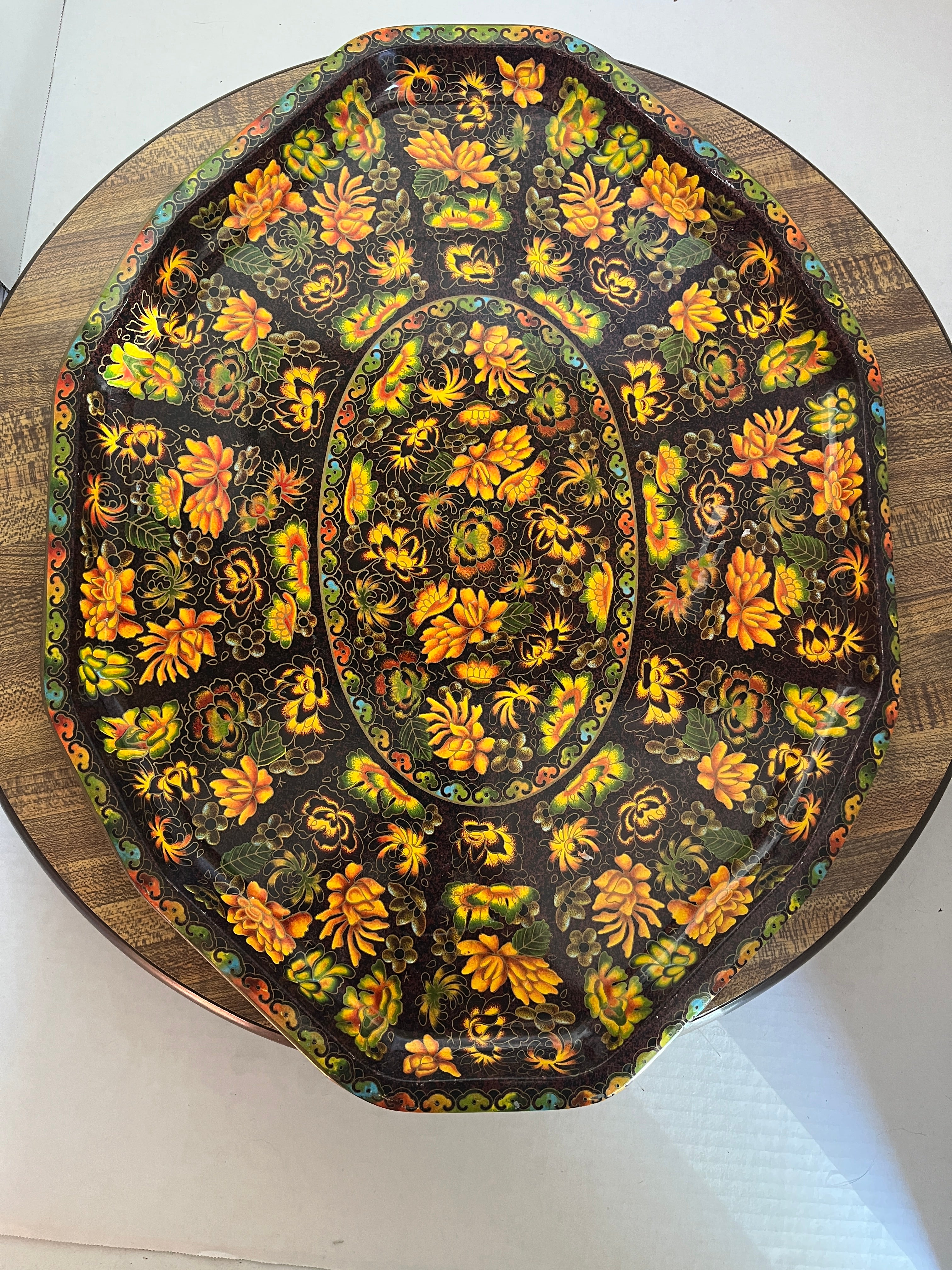 Daher Oval Shaped Metal ServingTray