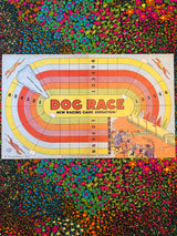 1937 Transogram Dog Race Game Board