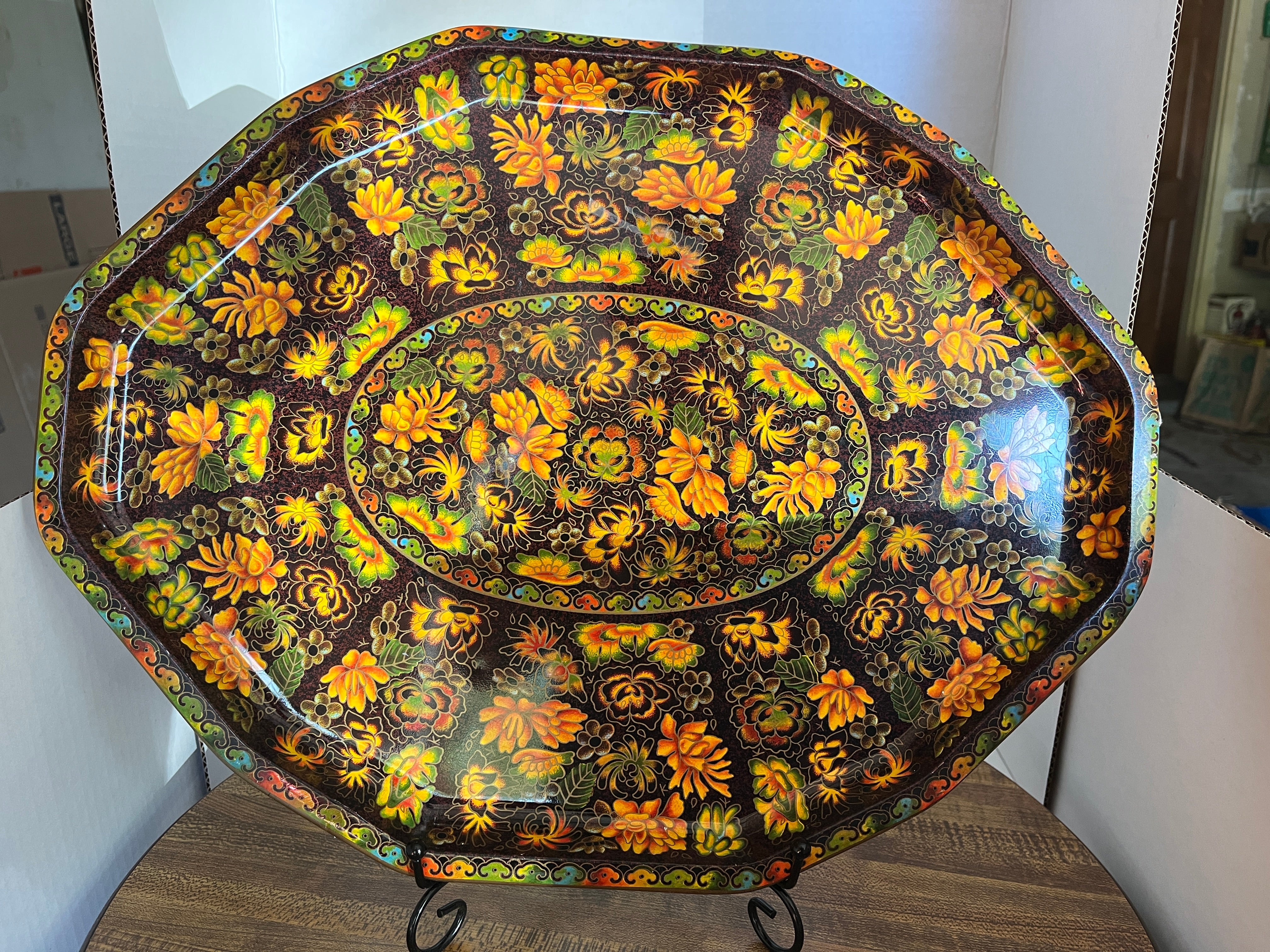 Daher Oval Shaped Metal ServingTray