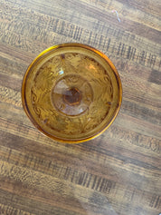 Tiara Indiana Amber Glass - Dessert Bowls