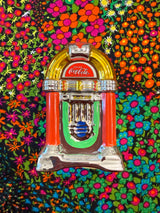 1990's Coke Jukebox Stacked Salt & Pepper Shakers