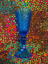 Indiana Glass Diamond Point Chalace
