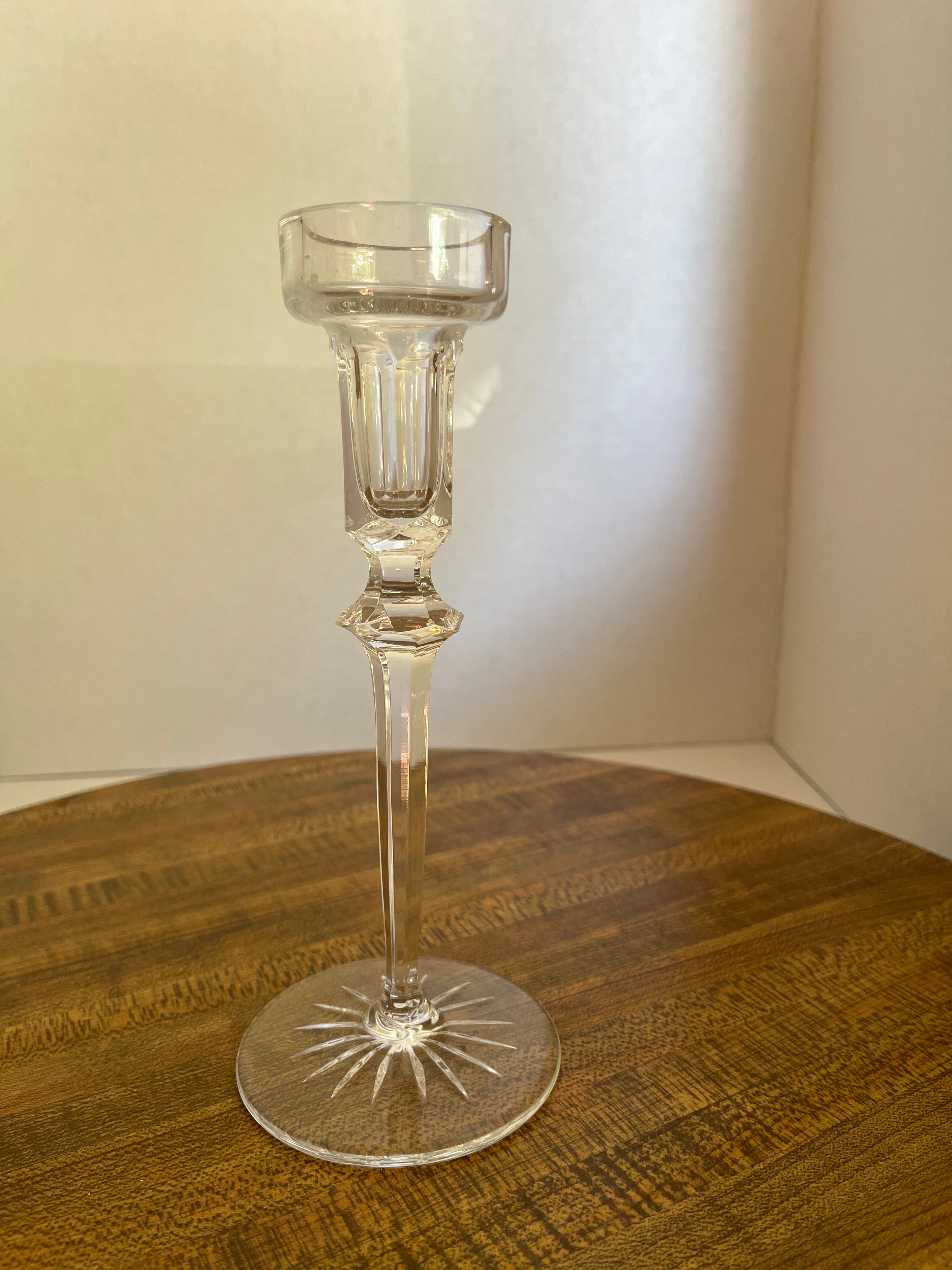 Rogaska Crystal Candlestick Candle Holder