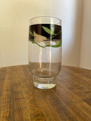 Sango Black Lilies Glassware - Medium