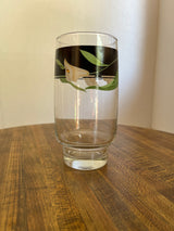 Sango Black Lilies Glassware - Medium