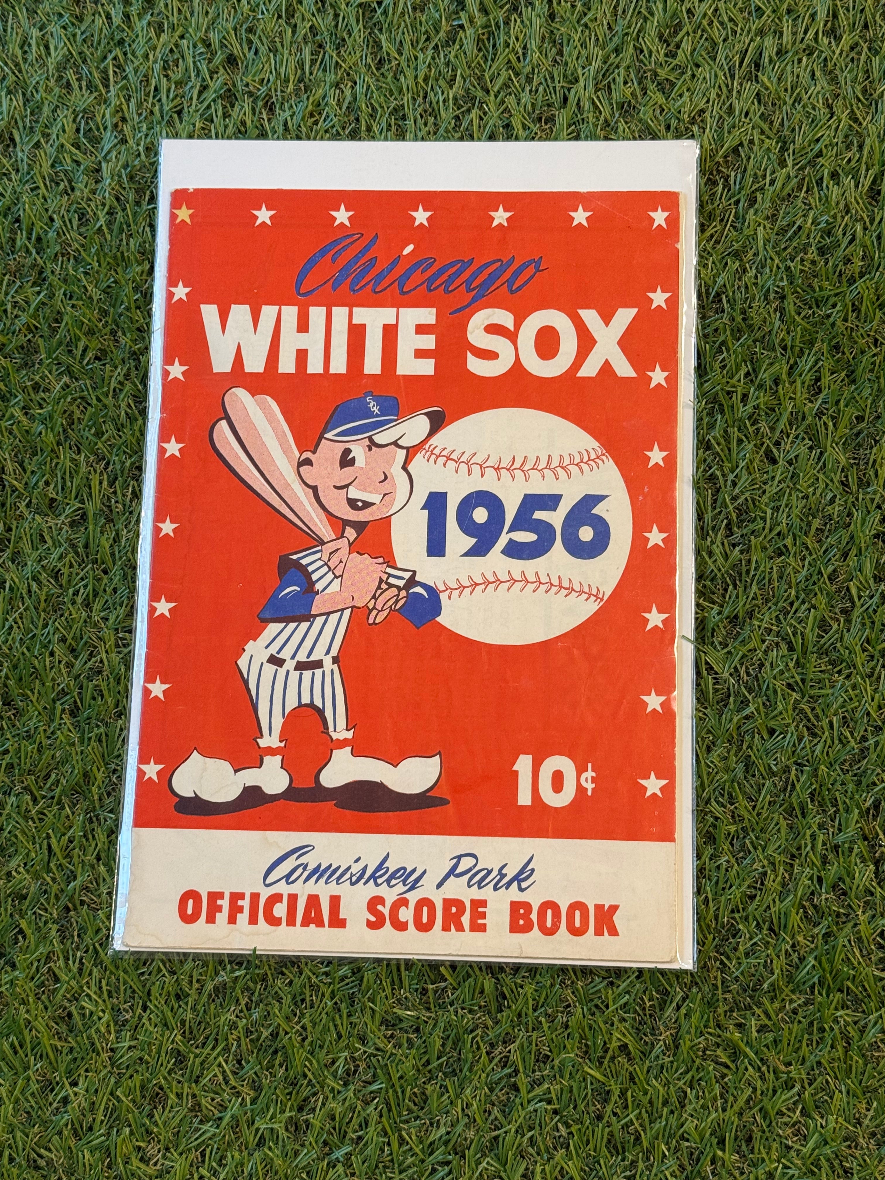1956 Chicago White Sox Program ~ Filled Out