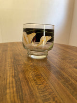 Sango Black Lilies Glassware - Small