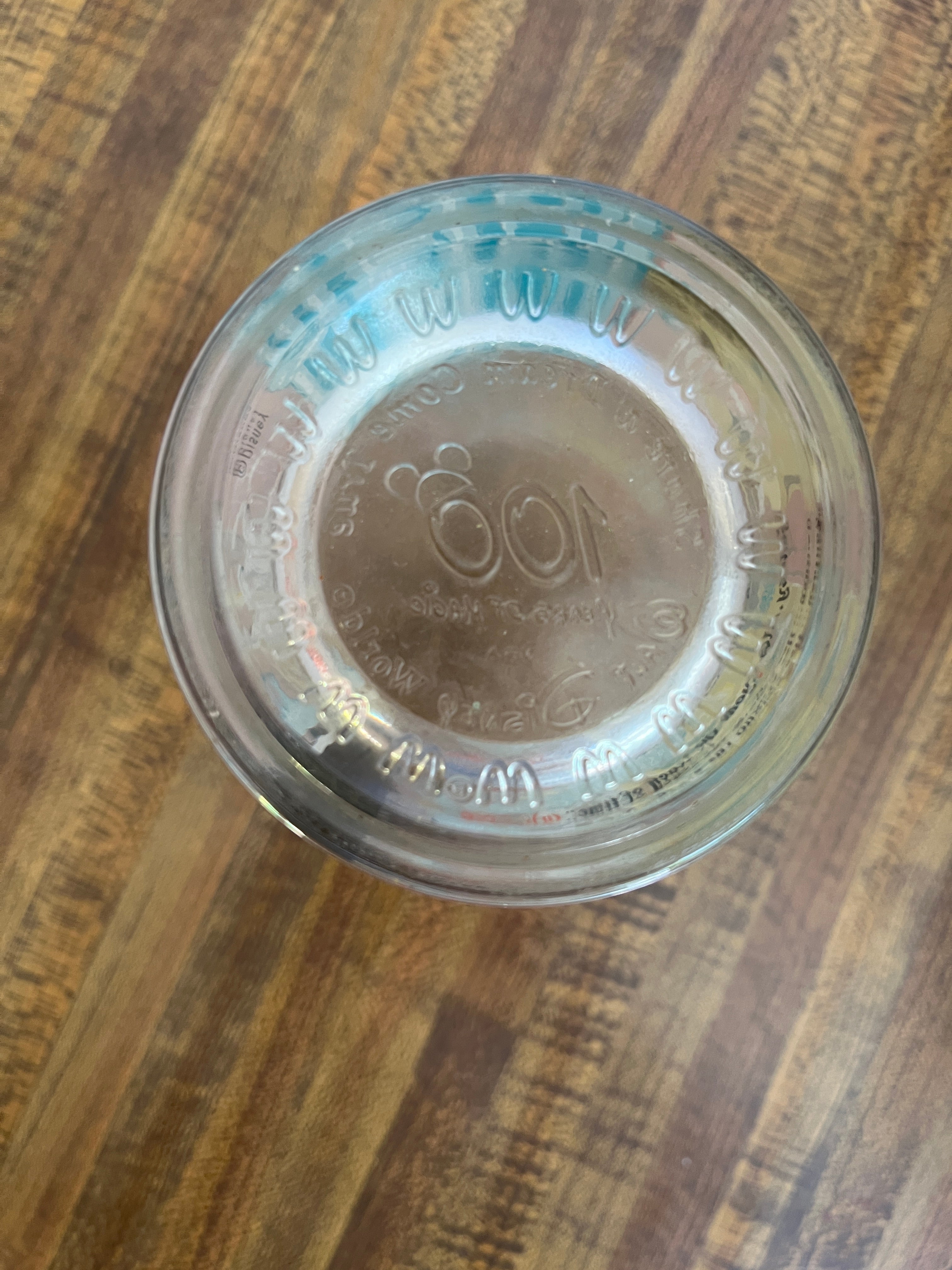 McDonald's WDW 100 Years of Magic Glass