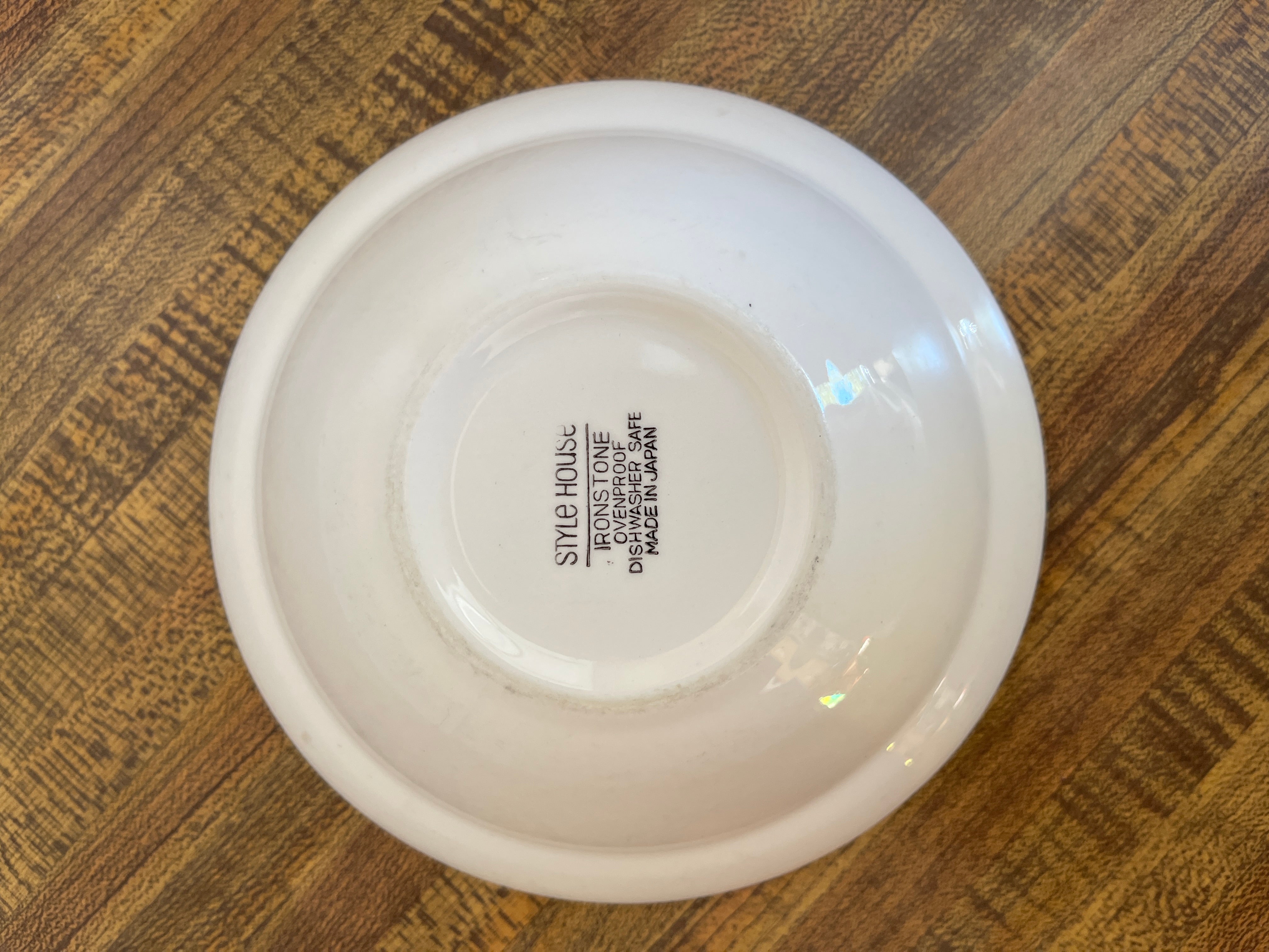 Style House Ironstone Bowl