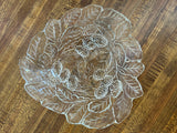 Indiana Glass Loganberry Berries & Leaves Clear Bowl