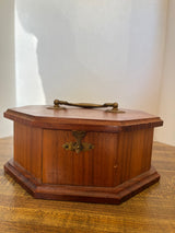 Wood Box w/ Brass Handle