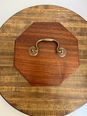 Wood Box w/ Brass Handle