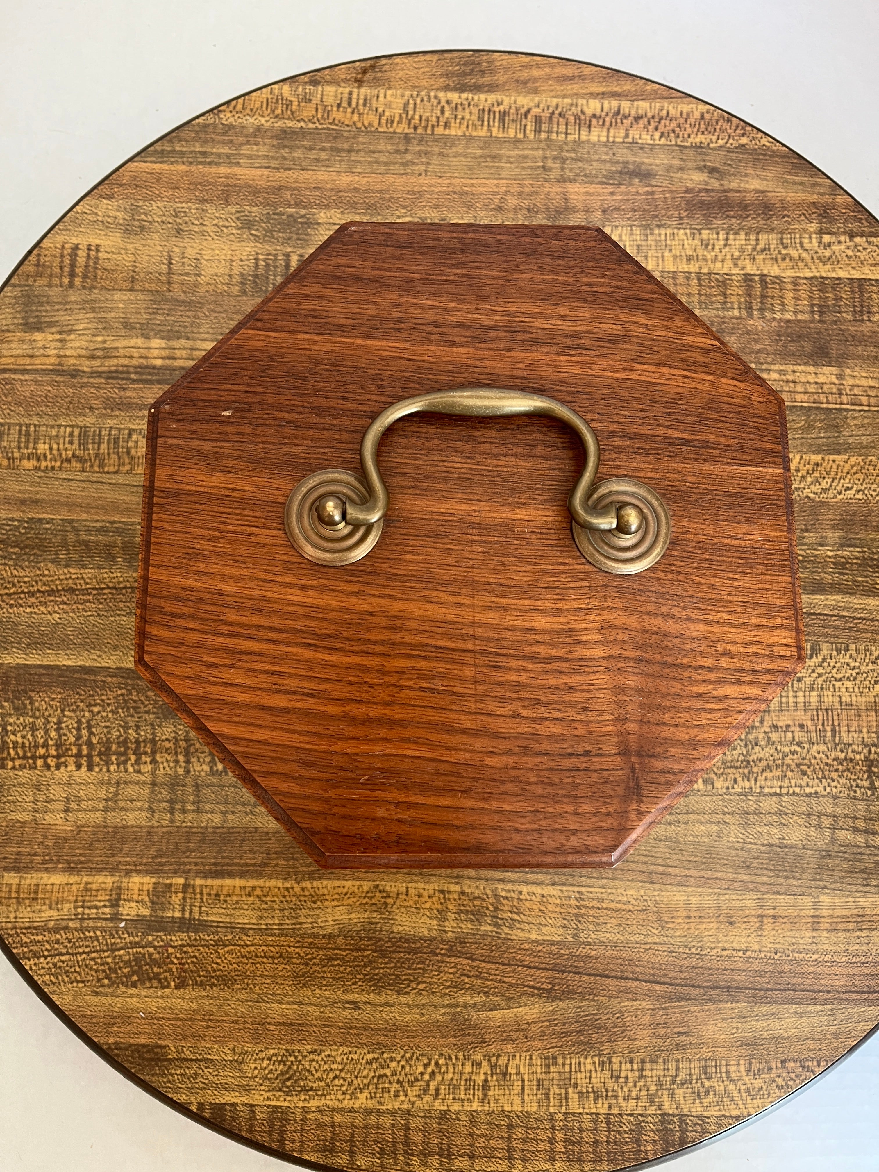 Wood Box w/ Brass Handle