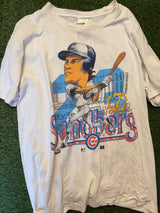 Ryne Sandberg ~ T Shirt ~ Chicago Cubs ~ As Is