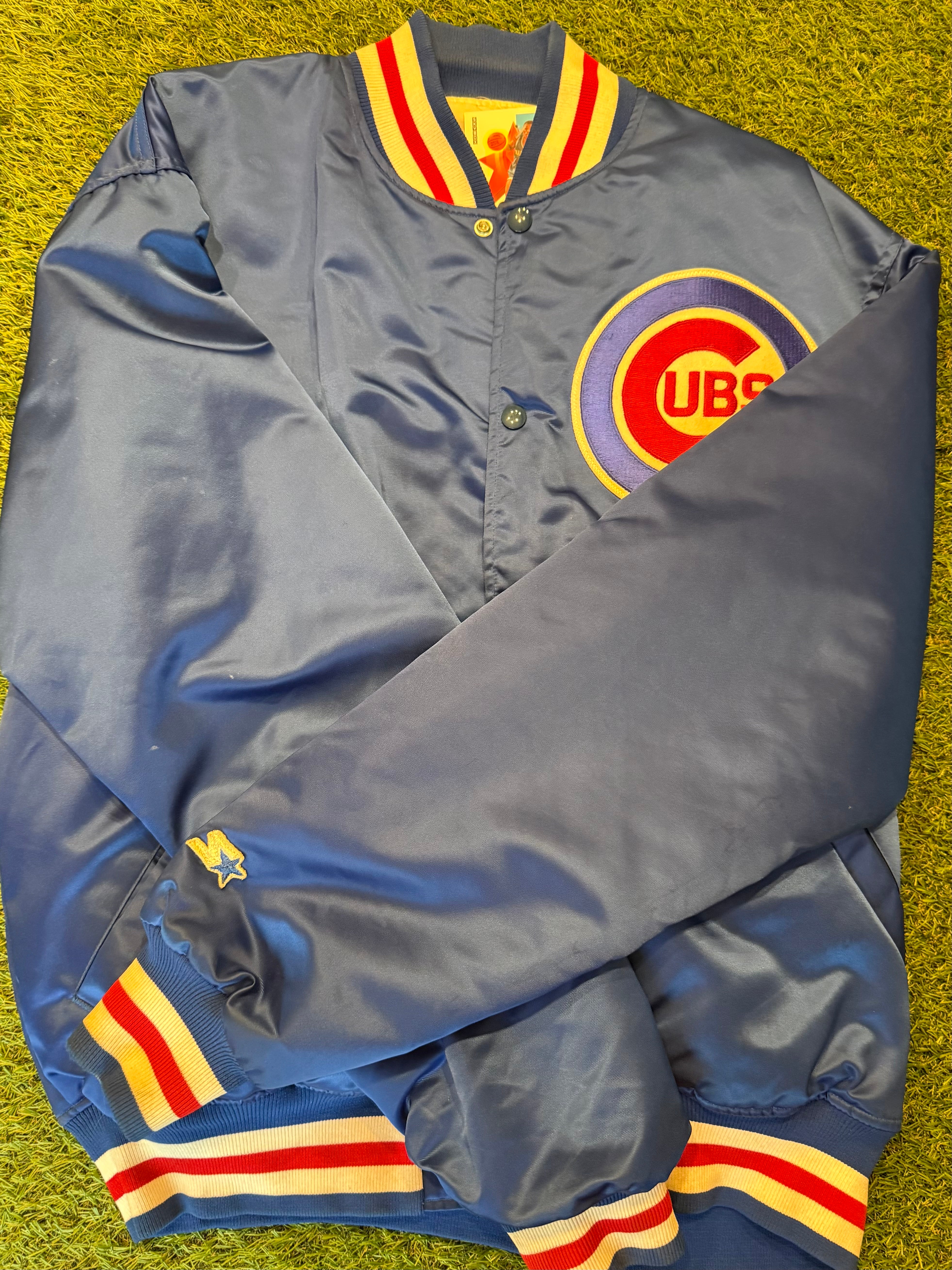 VTG Chicago Cubs Satin Starter Jacket