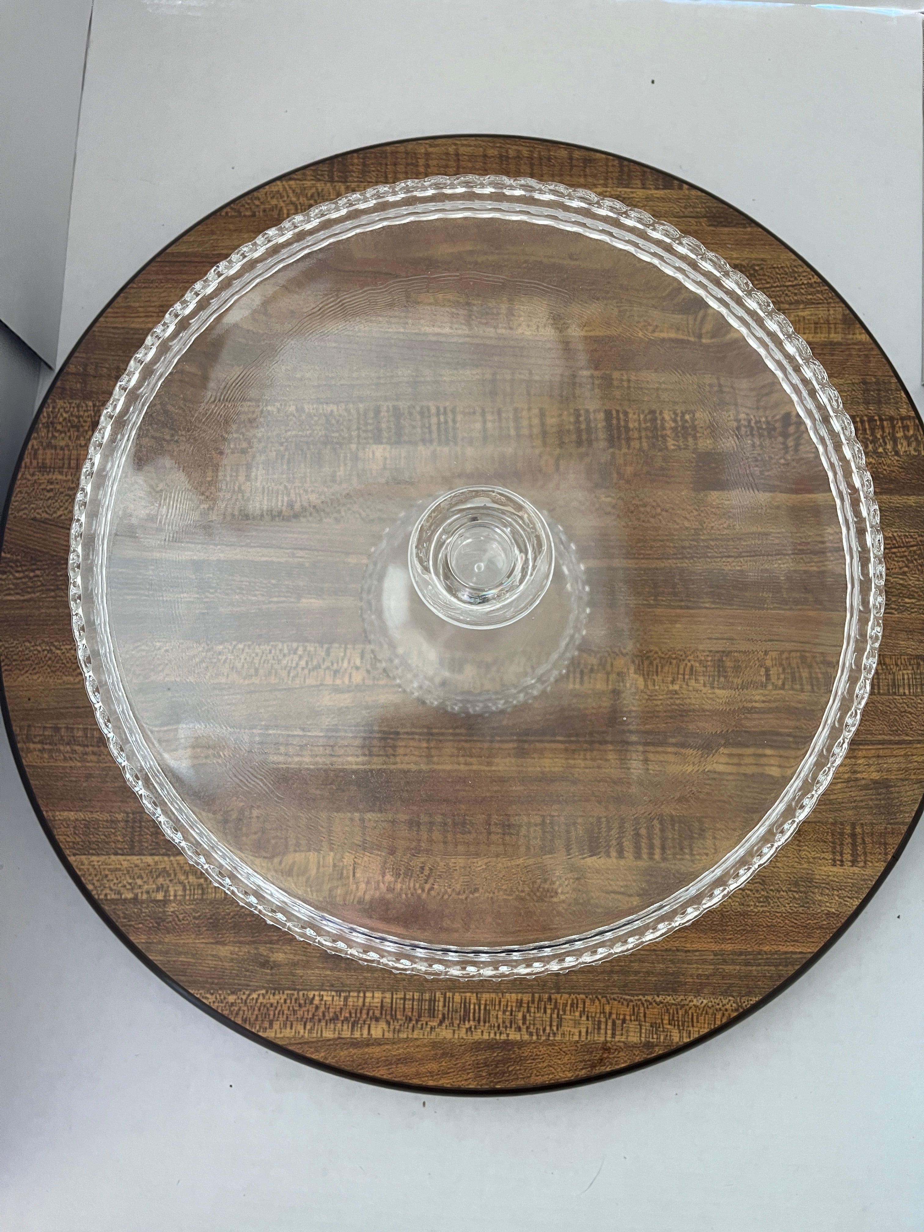 Glass Pedestal Cake Stand
